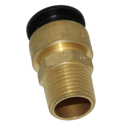 1/2" CTS x 1/2" NPT Lead Free Brass Male Connector