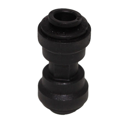 John Guest Union Connector Black Polypropylene  - 3/8