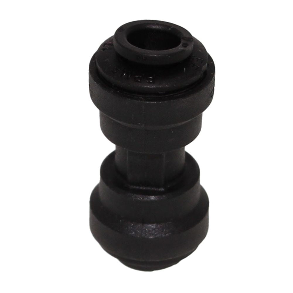 John Guest Union Connector Black Polypropylene  - 5/16
