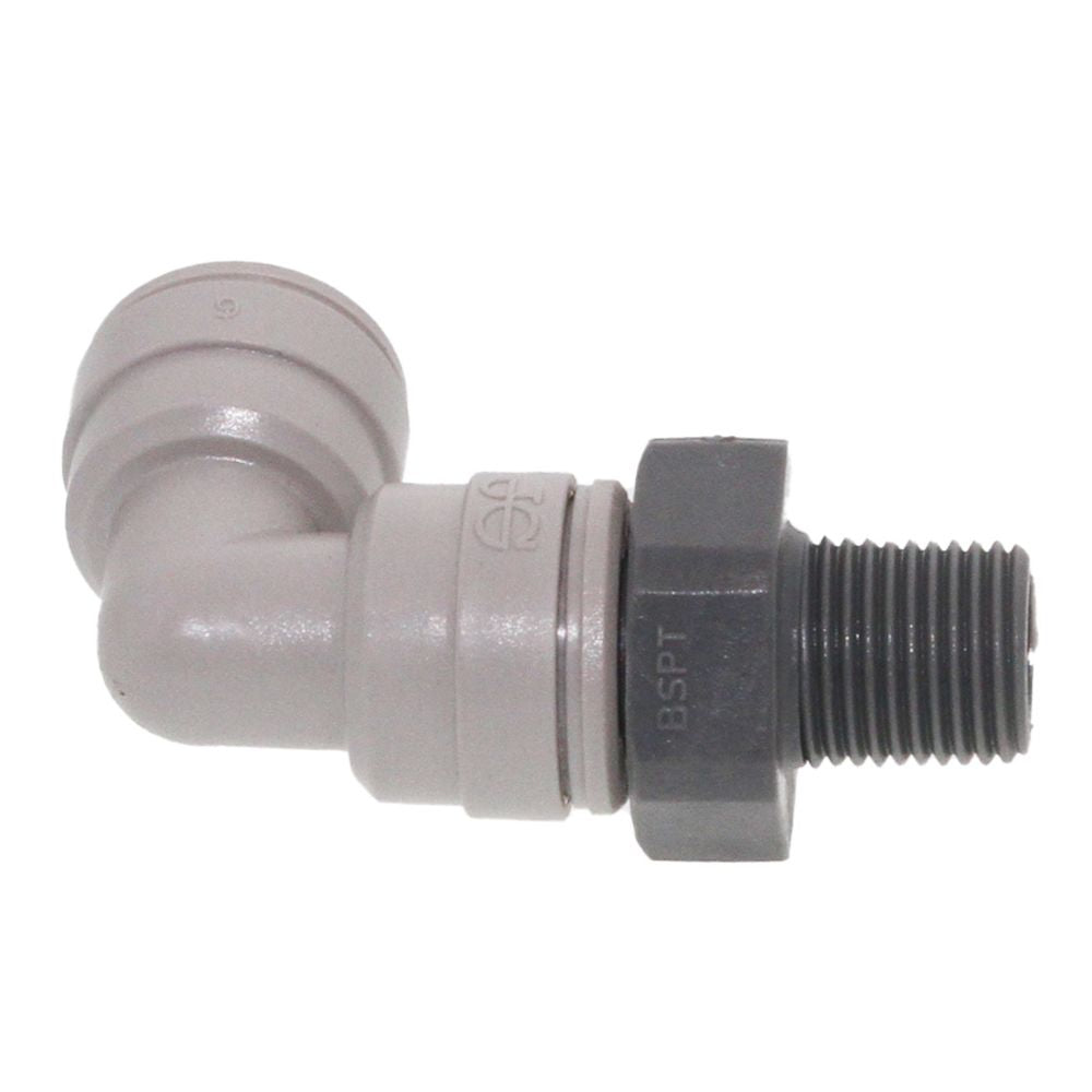 John Guest Swivel Elbow NPTF - 3/16 x 1/8  NPTF