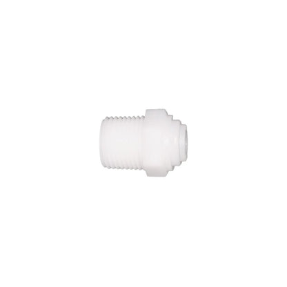 NeoFit - Acetal Natural White Male Connector- 1/2"tube OD x 1/2"NPTF
