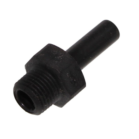 John Guest Stem Adapter BLACK ACETAL - 10mm x 1/2 BSP