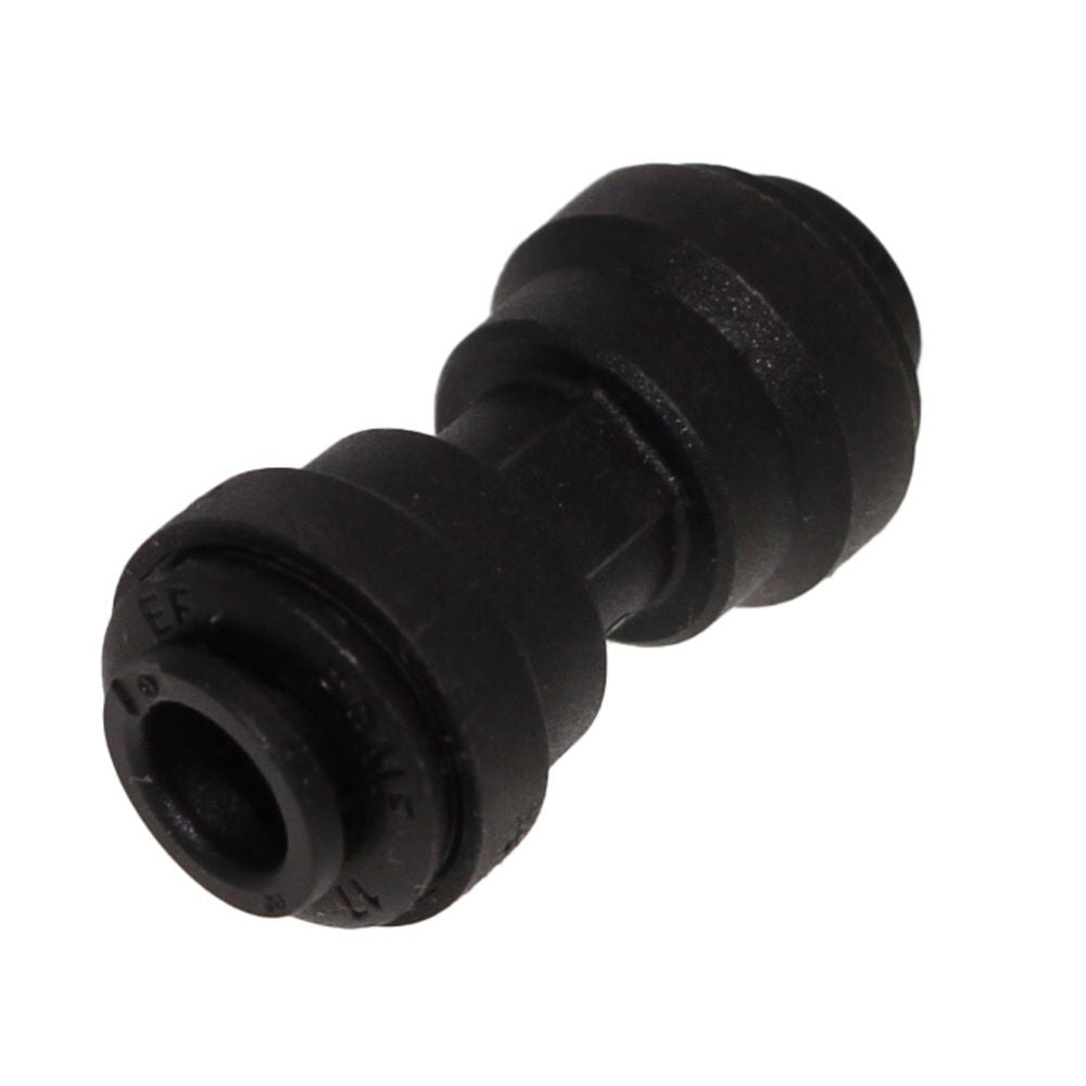 John Guest Union Connector Black Polypropylene  - 5/16