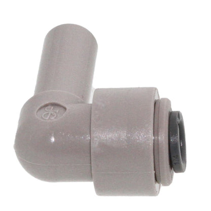 John Guest Stem Elbow Connector - 3/8 Stem x 3/8