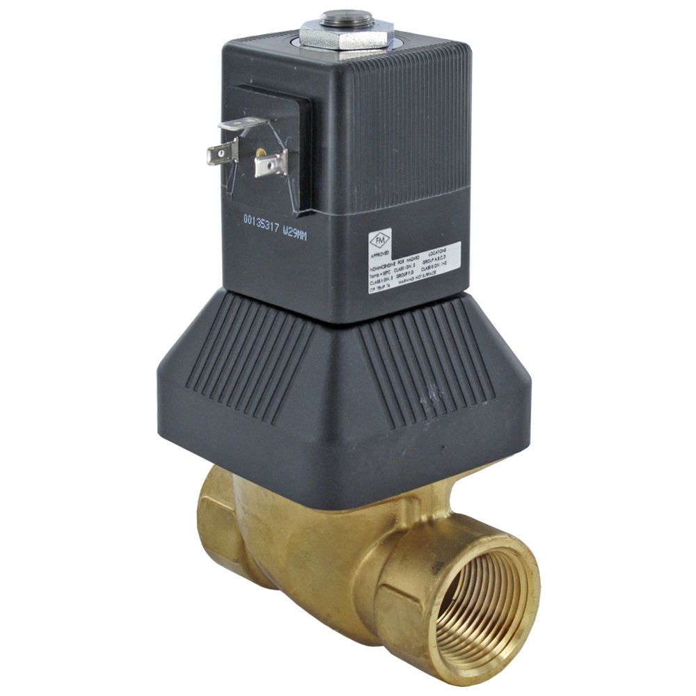 Burkert 2-Way Solenoid Valve Normally Closed 1" FPT 240V