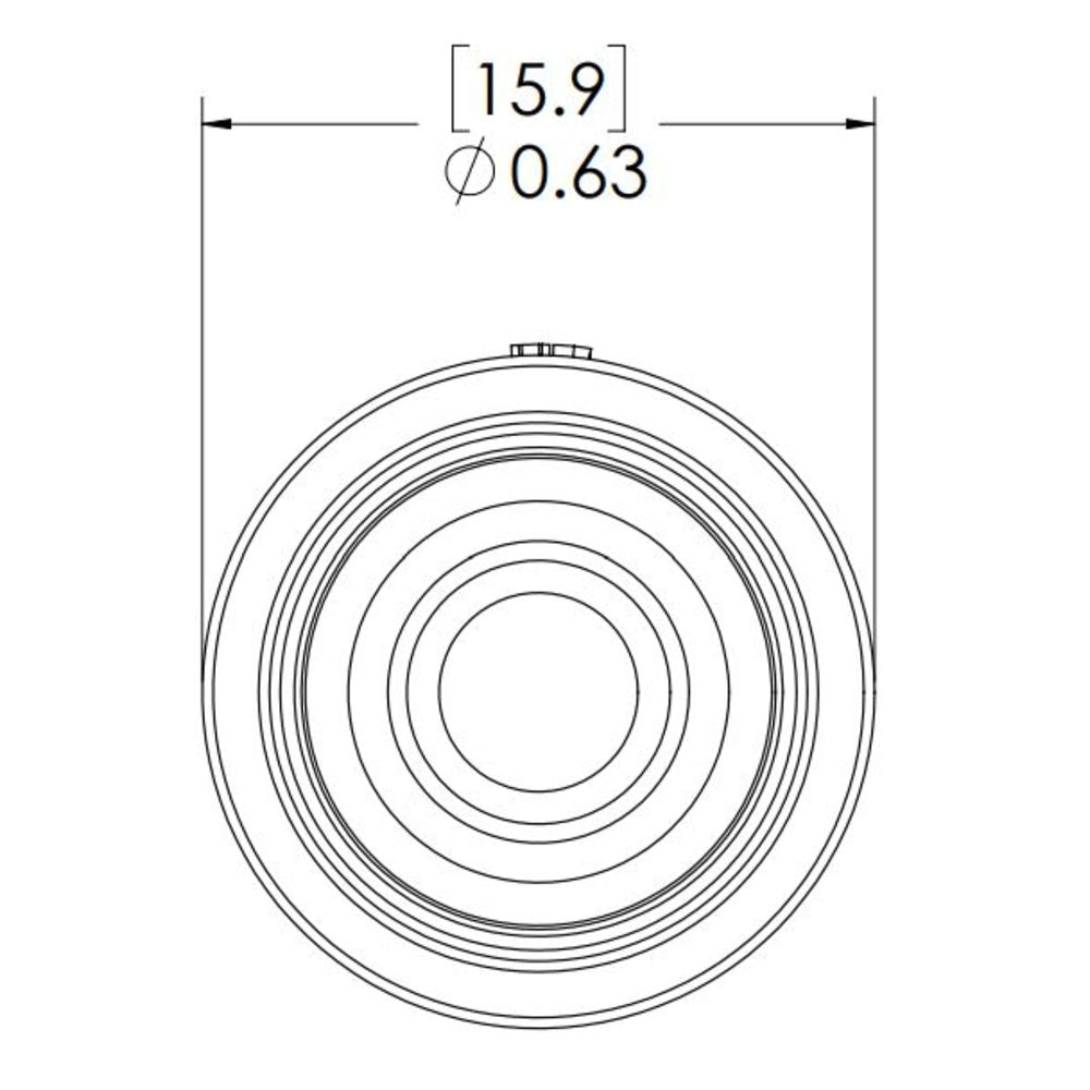 LinkTech 50AC Series Straight Male, Non-valved, 1/4" HB, Natural Acetal
