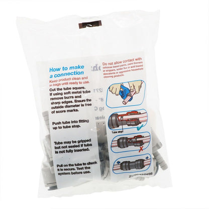 John Guest Superseal Barb  - 3/8 Supersealx 1/4 ID Barb