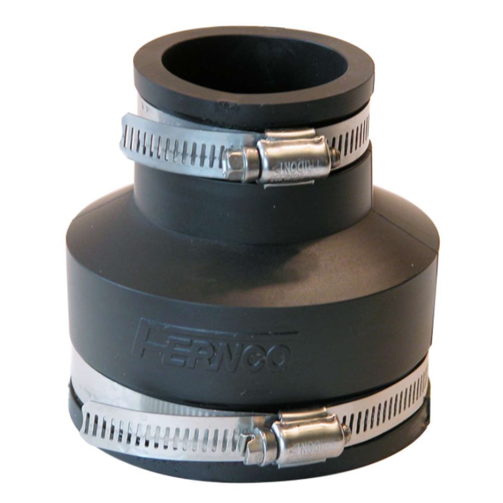 Flexible Coupling by Fernco- 3"x1-1/2"