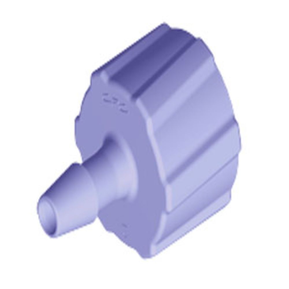 LM3191 Luer Fitting Purple Tint Polycarbonate Male Luer X 3/32 HB