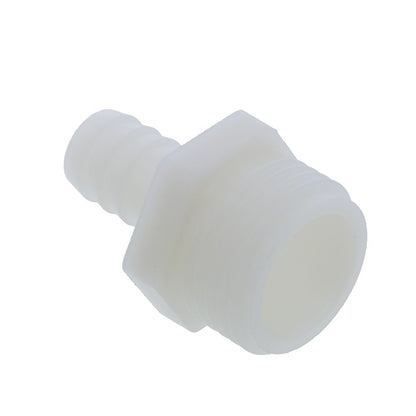 Male Garden Hose Barb Connector Nylon - 3/4 MGHT x 1/2 ID Barb