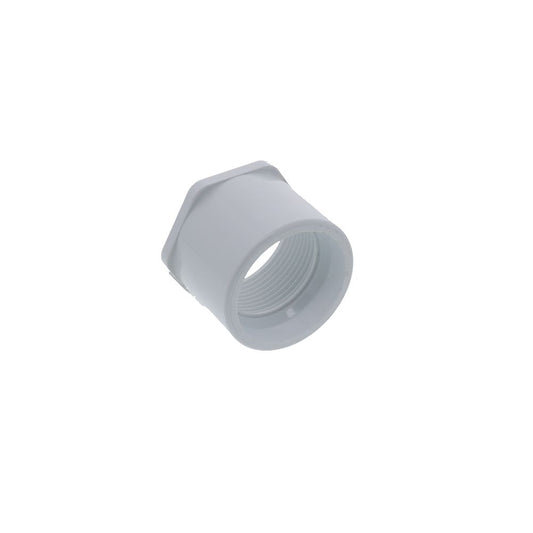 Schedule 40 PVC Bushing 1-1/2" SPIGOT x 1-1/4" FPT