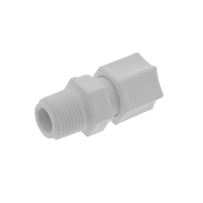 JACO 10-6-6-P-O Polypropylene Male Connector 3/8 OD Tube x 3/8 MPT