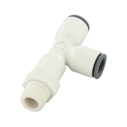 Parker LIQUIfit Swivel Male Run Tee - 1/4 x 1/8 NPTF