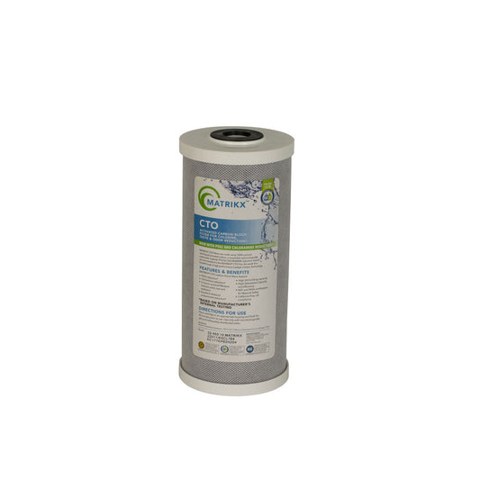 Filtrex Matrikx CTO 10" - 32-450-10-GREEN - BB Green Carbon Block Filter 5 mic