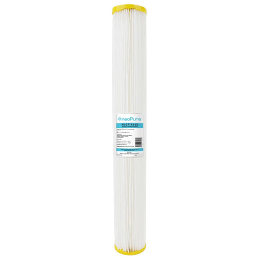 Neo-Pure PS-27195-50 19-1/2" High Efficiency Pleated Filter 50 micron