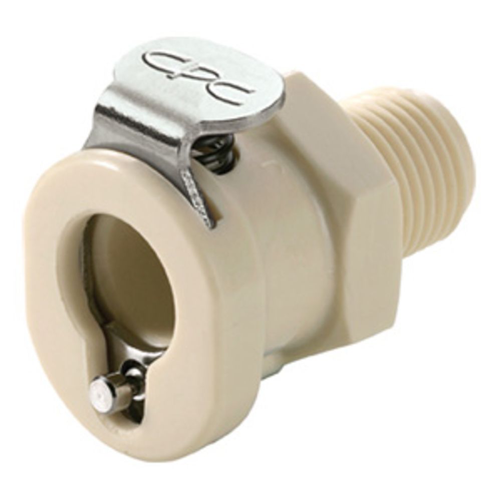 PMCD100212BSPT Valved Male Thread Coupling Body 1/8 BSPT