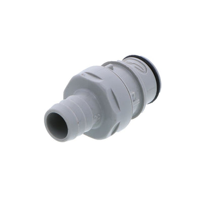 HFCD22812 Valved In-line Hose Barb Coupling Insert 1/2 ID Barb