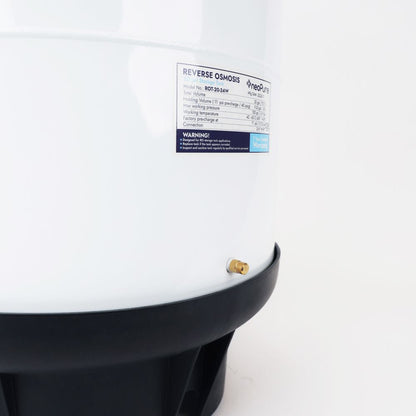 NeoPure Tank RO Storage 20 Gal, 15.2" dia x 27.5" h, 1.0" MNPT White