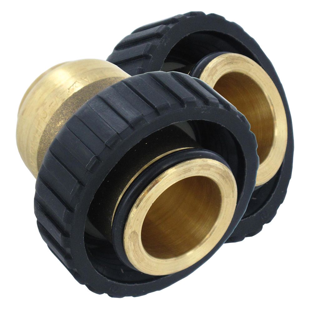 Clack WS1 V3007-12 Fitting 3/4" Brass SharkBite Assembly
