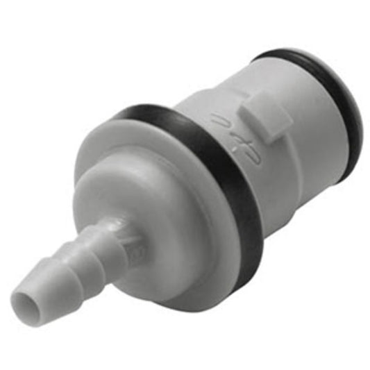 NS2D220212 Valved In-Line Hose Barb Coupling Insert 1/8 ID Barb
