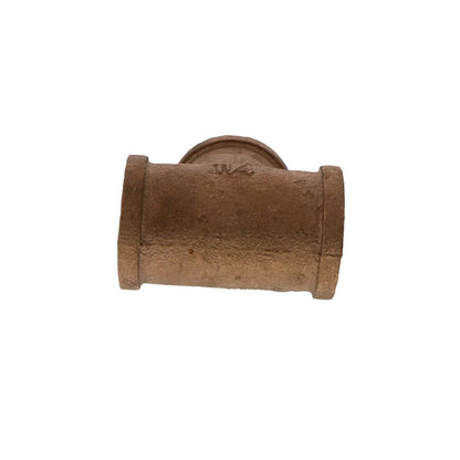 Lead-Free Brass Tee 1-1/4 FPT x 1-1/4 FPT  x 1-1/4 FPT