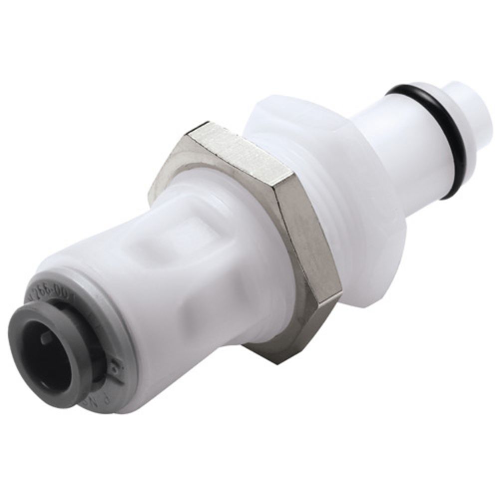 PLCD41004 Valved Panel Mount Quick Connect Coupling Insert 1/4 JG