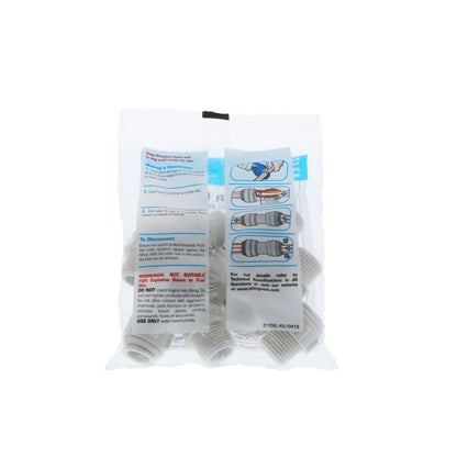 John Guest Male Connector NPTF Polypro  - 1/2 x 1/2 NPTF