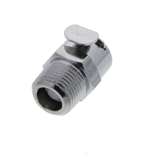 LCD10006V Valved Male Thread Coupling Body 3/8 NPT FKM [Viton] O-ring