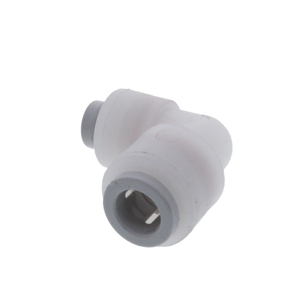Kynar PVDF Male  Elbow Swivel - 3/8 x 1/8 NPTF