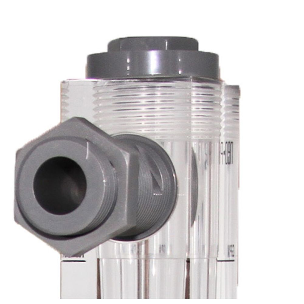 Neo-Pure Panel Mount Flowmeter 0.2-2GPM 3/8" MNPT