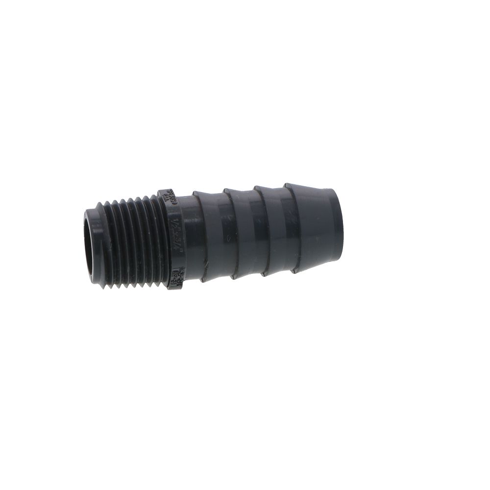 Male Barb Connector - 3/4 ID Barb x 1/2 MPT