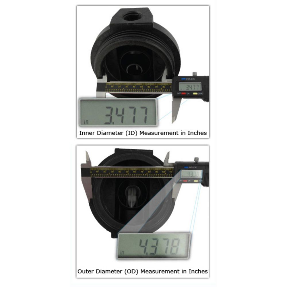 Pentek 154115 Black Mounting Bracket Cap for Standard Housings w/ PR - 3/4" FPT
