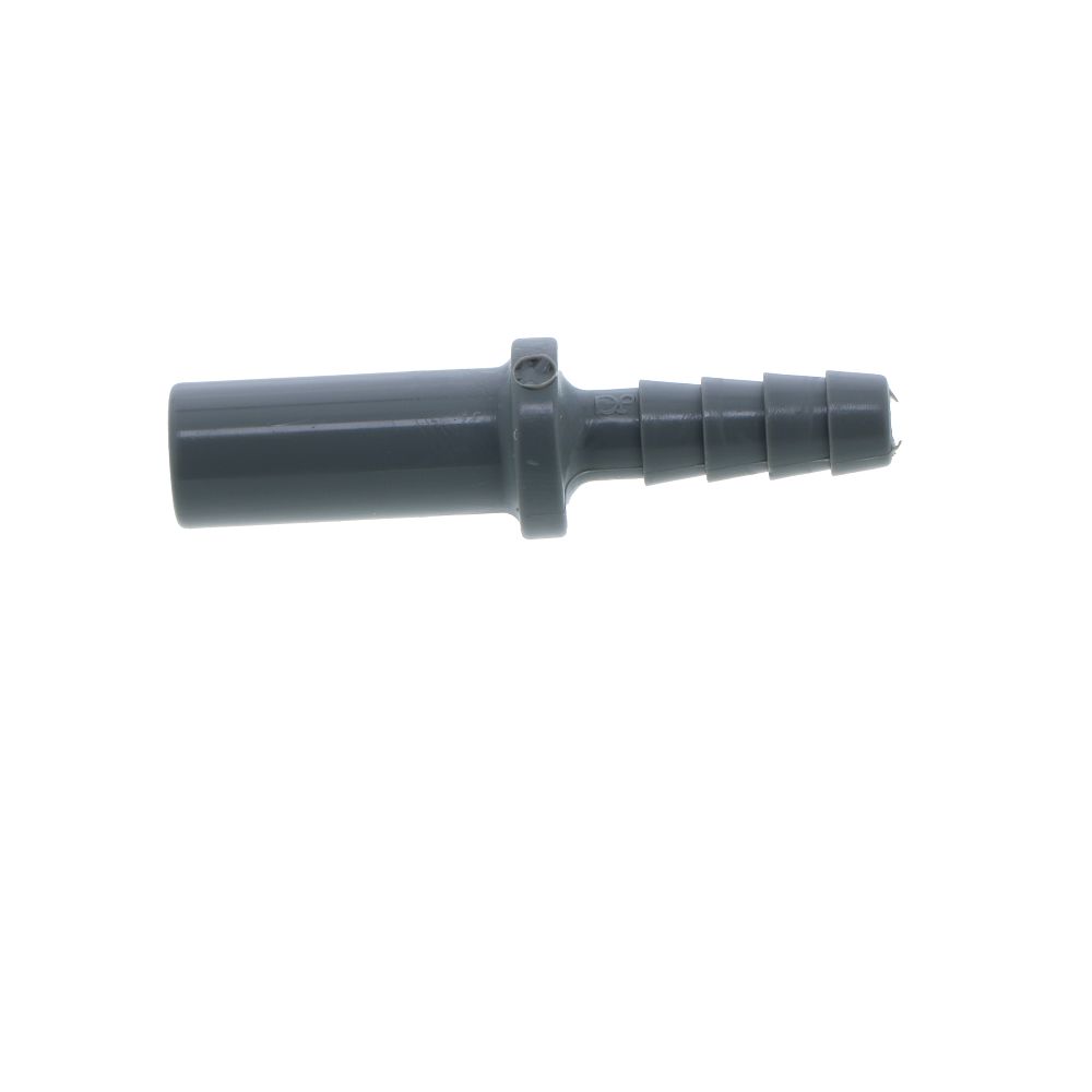 John Guest Stem Barb Connector  - 3/8 OD Stem x 1/4 ID Barb