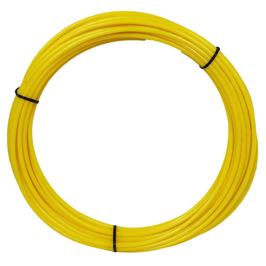 Yellow 1/2" OD LLDPE Polyethylene Tubing
