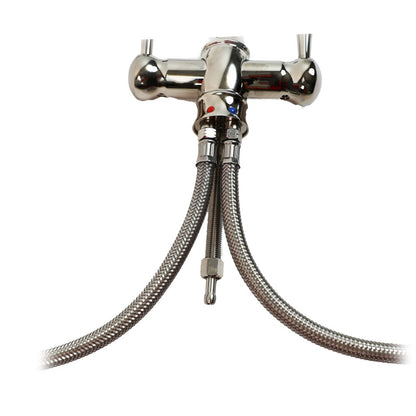 Mountain Plumbing MT1851-NL Traditional Hot & Cold Water Dispenser w/ Bottle Spout & Curved Handles