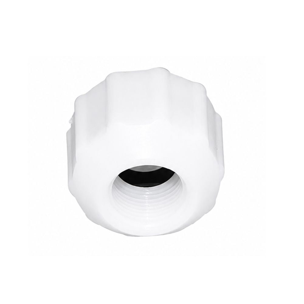 neoFit - Acetal True White F/F Reducer 1/4" x 3/4" Thread BSPP