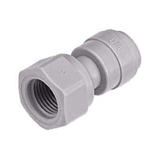 DMfit Female Flare Adapter - 5/16 Push-in x 7/16-20UNF- Cone type