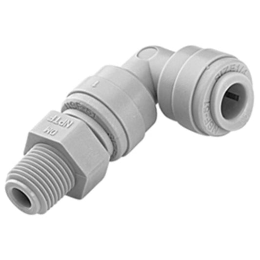 DMfit Swivel Male Elbow - 1/2 Push-in x 1/2 NPTF