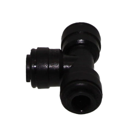 John Guest Union Tee BLACK ACETAL - 18mm
