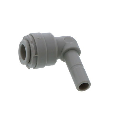 Gray DMfit Plug-In Stem Elbow - 1/4 Tube x 1/4 Stem