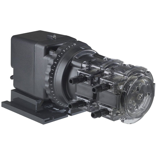 Stenner Double Head Adjustable Output Pump 0.3 - 6.0 GPD #1 Tube 120V