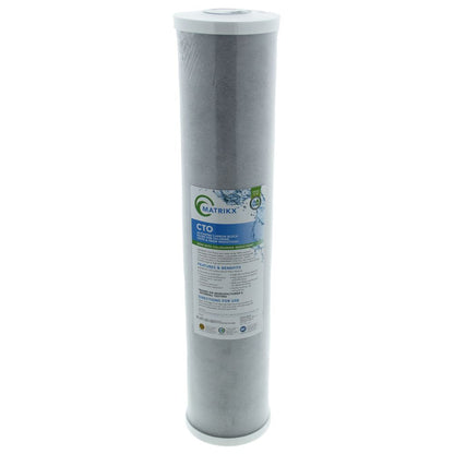 Filtrex Matrikx CTO 20" - 32-450-20-GREEN - BB Green Carbon Block Filter 5 mic