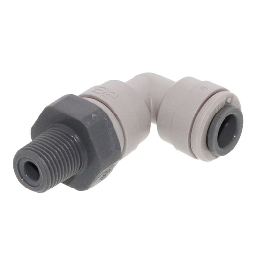 John Guest Swivel Elbow NPTF - 3/8 x 1/8  NPTF