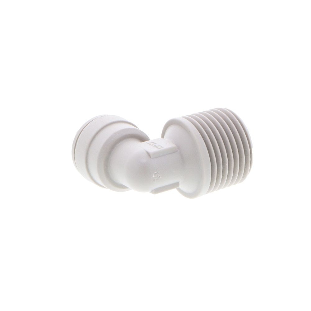 John Guest Fixed Elbow NPTF - 1/4 x 3/8  NPTF