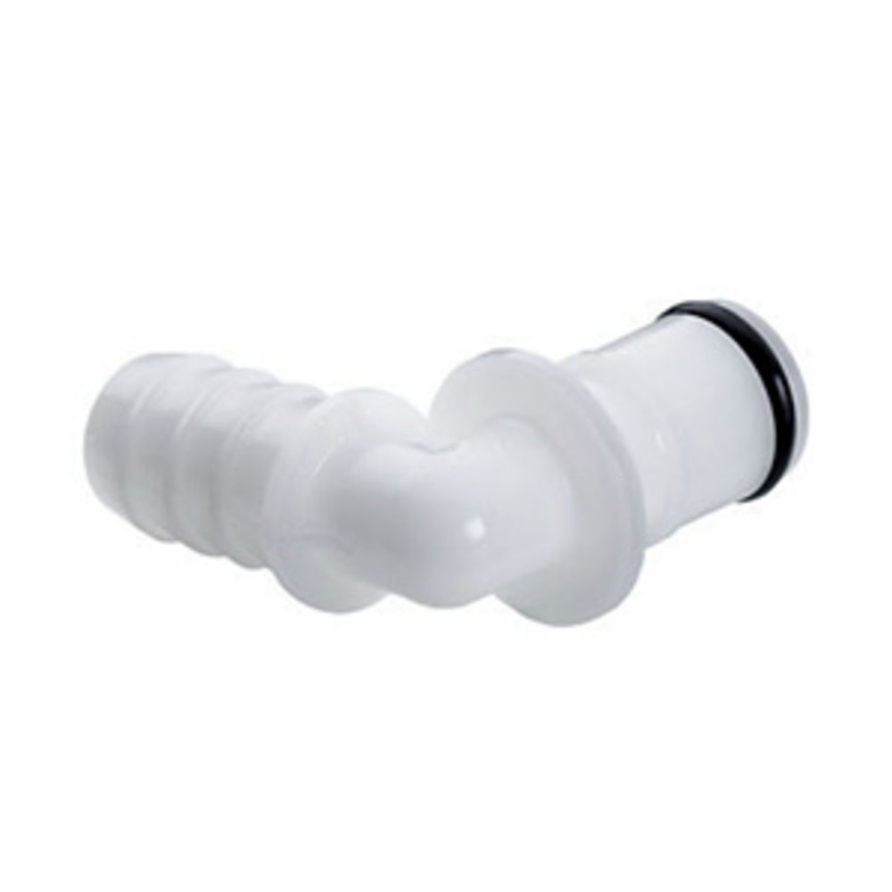 APC23006 In-Line Elbow Hose Barb Coupling Insert 3/8 ID Barb