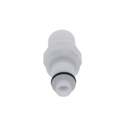 PLCD24004V Valved Male Thread Coupling Insert 1/4 NPT Viton O-ring