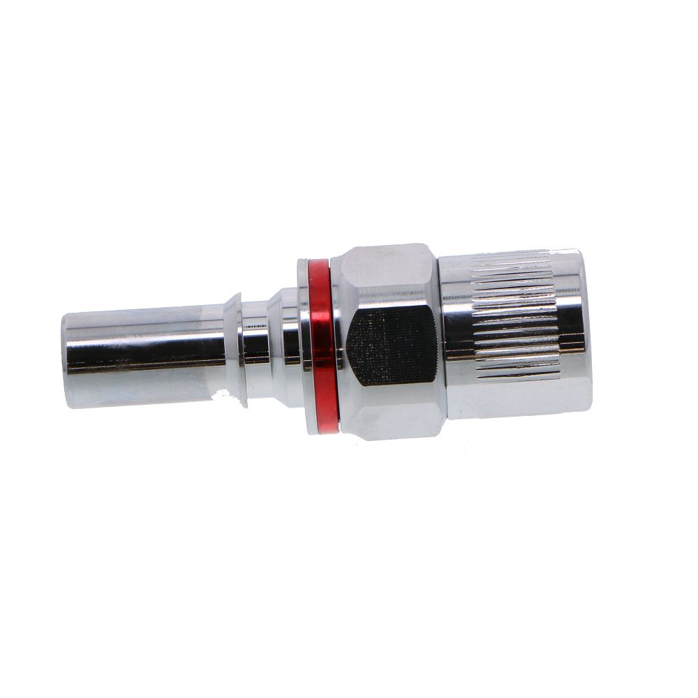 LQ4D20006RED Valved In-Line 3/8" PTF Liquid Cooling Coupling Insert Warm Red