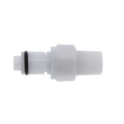 PLCD24004BSPT Valved Male Thread Coupling Insert 1/4 BSPT