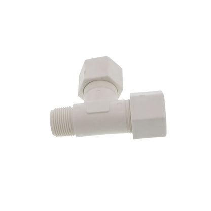 JACO 75-14-12-P-PG Polypropylene Male Run Tee 7/8 OD Tube x 3/4 MPT