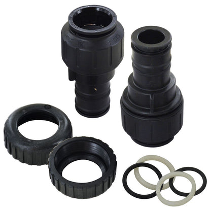 Clack WS1 V3007-17 John Guest 1" CTS Straight Assembly